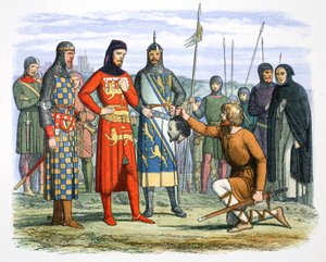 Hlava Piers Gaveston zobrazena hraběti z Lancasteru, 1312 1864. od James William Edmund Doyle
