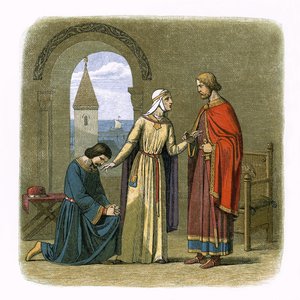 Richard omilostňuje svého bratra Johna od James William Edmund Doyle