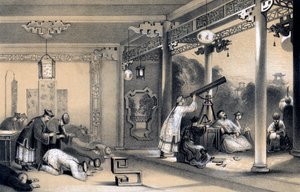 Obřady konané v každé provincii a městě Číny u příležitosti zatmění v roce 1847.