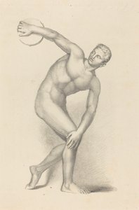 Discobulus, od Myrona od James William Giles after John Flaxman