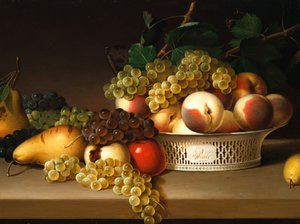 Ovoce v čínském košíku, 1822
