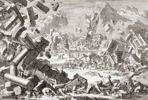 Zemětřesení v roce 1667 v Dubrovníku, Chorvatsko.