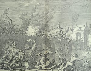 Maastricht, Nizozemsko je vypleněn princem z Parmy