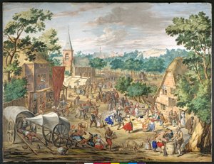 A Kermesse (kvaš na papíře)