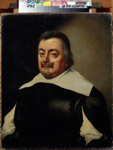 Portrét muže s kyrysem. (Portrét muže s kyrysem). Obraz Jana Anthonisze van Ravesteyna (1572-1657). Nizozemské umění 17. století. Regionální muzeum umění W. Wereshchagina, Mykolajiv, Ukrajina od Jan Anthonisz. van Ravesteyn