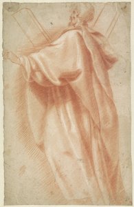Stojící Saint Andrew, po celé délce, vlevo