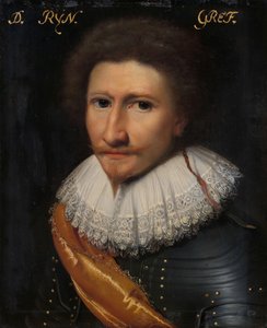 Portrét Johanna Conrada von Salm, Waldgrave a Rhinegrave van Dhaun od Jan Antonisz van Ravesteyn (workshop of)