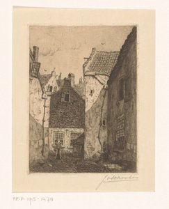 Nádvoří od Jan Antonius van Schooten (signed by artist)