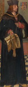 Maximilian I, Svatý římský císař (olej na panelu)