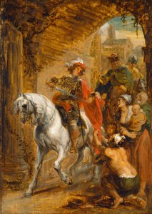 Svatý Martin rozdělující svůj plášť, c. 16401645.