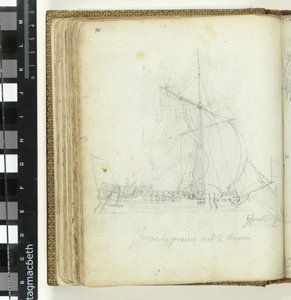 Javanese prahu se dvěma řemínky řízení od Jan Brandes