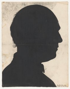 Silhouetportret od Jana Brandese od Jan Brandes