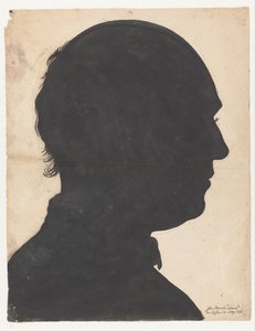 Silhouetportret od Jana Brandese od Jan Brandes