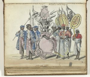 Sinhálští vojáci ve službách VOC a vyslanci krále Kandy od Jan Brandes
