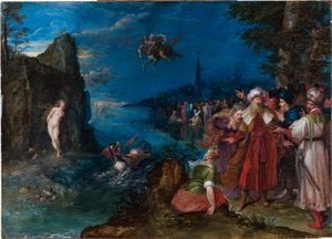Perseus Freeing Andromeda, asi 1600-1610.