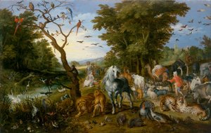 Vstup zvířat do Noemovy archy od Jan Brueghel the Elder