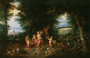 Krajina s Ceres (Alegorie Země) od Jan Brueghel the Younger