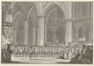 Společnost Pro Patria v Nové církvi, 1786 od Jan Bulthuis (signed by artist)