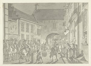 L.P. přenesena ze Zrcadla do vězeňské brány, 1795 od Jan Bulthuis