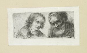 jong in oude muž The Compleat Work of Etchings od Johna Chalona / Oeuvre Complette des Eaux Fortes par Jean Chalon (název série) od Jan Chalon