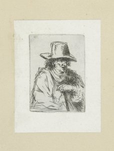 Člověk vloží hoge hoed do stoku The Compleat Work of Etchings od Johna Chalona / Oeuvre Complette des Eaux Fortes par Jean Chalon (název série) od Jan Chalon