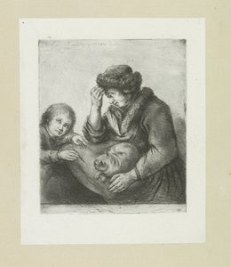 Moeder promění druh v kat The Compleat Work of Etchings od Johna Chalona / Oeuvre Complette des Eaux Fortes par Jean Chalon (název série) od Jan Chalon