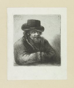 Oude muž dal Baarda do motyky The Compleat Work of Etchings od Johna Chalona / Oeuvre Complette des Eaux Fortes par Jean Chalon (název série) od Jan Chalon