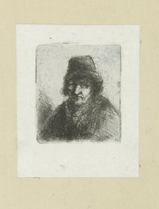 Volwassen muž klade motyku The Compleat Work of Etchings od Johna Chalona / Oeuvre Complette des Eaux Fortes par Jean Chalon (název série) od Jan Chalon