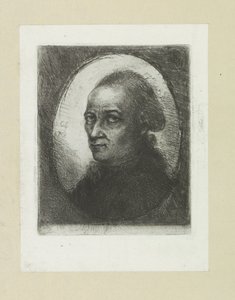 Zelfportret van Jan Chalon The Compleat Work of Etchings od Johna Chalona / Oeuvre Complette des Eaux Fortes par Jean Chalon (název série) od Jan Chalon