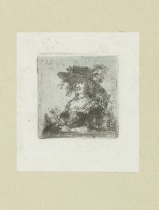 Zittende vrouw se setkal s motykou The Compleat Work of Etchings od Johna Chalona / Oeuvre Complette des Eaux Fortes par Jean Chalon (název série) od Jan Chalon