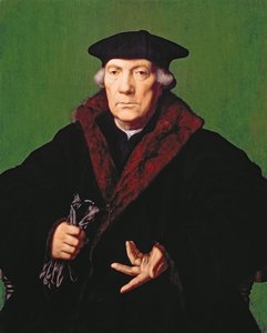 Portrét Jana Carondeleta, kolem roku 1550 od Jan Cornelisz Vermeyen
