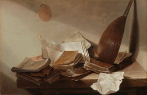 Zátiší s knihami od Jan Davidsz de Heem