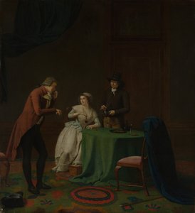 Conversation Piece The Sense of Smell, pravděpodobně 1791. od Jan Ekels the Younger