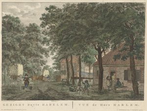 Tvář mimo Haarlem Gezigt buyten Harlem / vue de Hors Harlem (název na objektu)