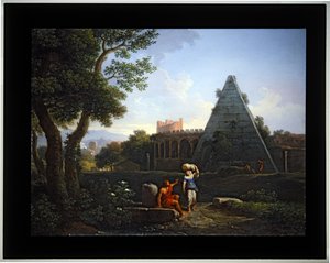 Satz von vier Capriccio; (3) Pyramide von Cestius