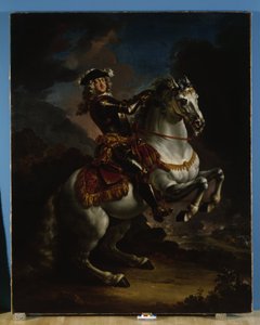 Kurfiřt Johann Wilhelm von Pfalz-Neuburg na koni od Jan Frans van Douven