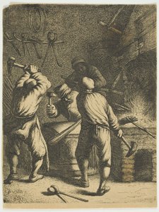 The Forge, 1630-35 od Jan Georg van Vliet