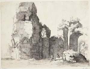 Ruiny od Jan Gerritsz van Bronchorst