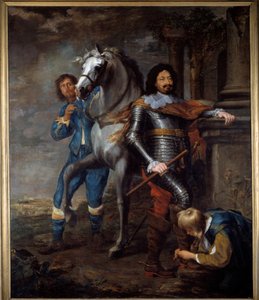 Generál Ottavio Piccolomini (1599-1656) Obraz Jana Van Bronckhorsta (1603-1662) Slunce ze 17. století. 2,72x2,37 m Bayonne, Musee Bonnat
