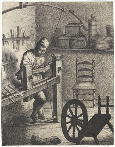Dělník za soustruhem Povolání (název seriálu) od Jan Gillisz. van Vliet