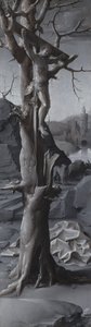 Saint Jerome Penitent [levý panel] od Jan Gossaert