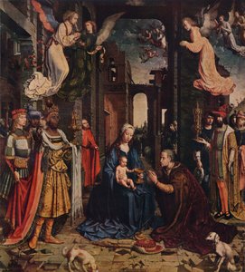 The Adoration of the Kings, c1510, 1938 od Jan Gossaert