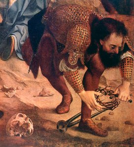 Detail sestupu z kříže, c1520 od Jan Gossaert
