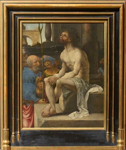 Posmívání Kristu, 1527. od Jan Gossaert