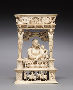 Panna a dítě v architektonickém rámu, c. 1530-1540. od Jan Gossaert