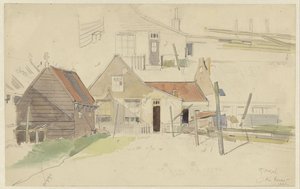 Studie domů ve Vinkenbuurt, Amsterdam od Jan H.L. Hanau