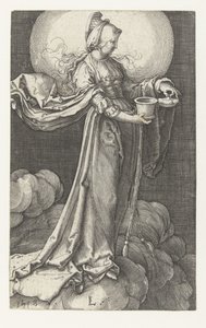 Máří Magdaléna chůze od Jan Harmensz. Muller (manner of)