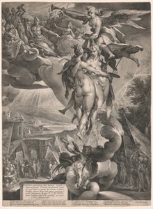 Apoteóza umění od Jan Harmensz. Muller