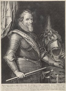 Portrét prince Mauritse z Orange od Jan Harmensz. Muller