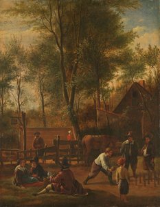 Nadhazovači od Jan Havicksz. Steen (copy after)